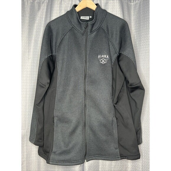 Renegade XXL Black Jacket ALASKA EST 1959 Logo - Picture 1 of 10